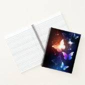 Gloeiende Nachtvlinders Notitieboek (Binnen)