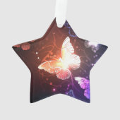 Gloeiende Nachtvlinders Ornament (achterkant)