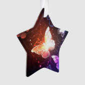 Gloeiende Nachtvlinders Ornament (voorkant)
