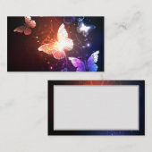 Gloeiende Nachtvlinders Plaatskaartje (Voorkant / Achterkant)