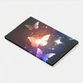 Gloeiende Nachtvlinders Post-it® Notes (Schuin)