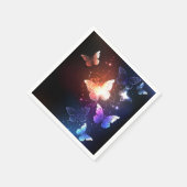 Gloeiende Nachtvlinders Servet (Hoek)