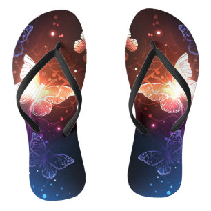 Gloeiende Nachtvlinders Teenslippers