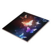 Gloeiende Nachtvlinders Tegeltje (Zijkant)