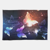 Gloeiende Nachtvlinders Theedoek (Horizontaal)