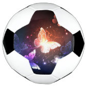 Gloeiende Nachtvlinders Voetbal (Gedraaid)