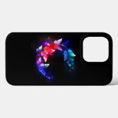 Gloeiende Neon Nachtvlinders op Zwarte achtergrond Case-Mate iPhone Case (Achterkant (horizontaal))