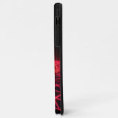 Gloeiende neonrode letter A Case-Mate iPhone Case (Achterkant/links)