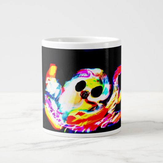 Gloeiende Octopus zomer Grote Koffiekop (Voorkant)
