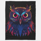 Gloeiende ogen fleece deken (Voorkant)