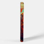 Gloeiende Ogen Jack-o-Lantern Halloween Kunst Case-Mate iPhone Case (Achterkant / Rechts)