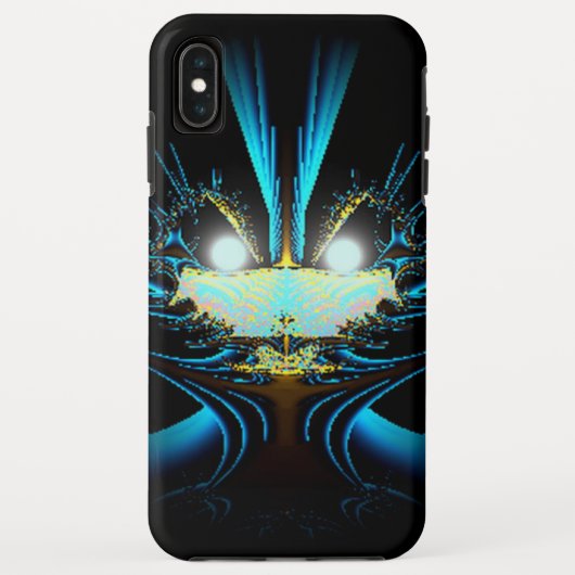 Gloeiende ogen Lichtgevend Blauw Wezen  Case-Mate iPhone Case (Achterkant)