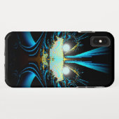 Gloeiende ogen Lichtgevend Blauw Wezen  Case-Mate iPhone Case (Achterkant (horizontaal))