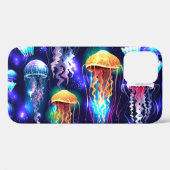 Gloeiende onderwater kwal horizontale banner Case-Mate iPhone case (Achterkant (horizontaal))