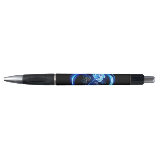 Gloeiende oneindigheid met blauwe roos pen (Voorkant)