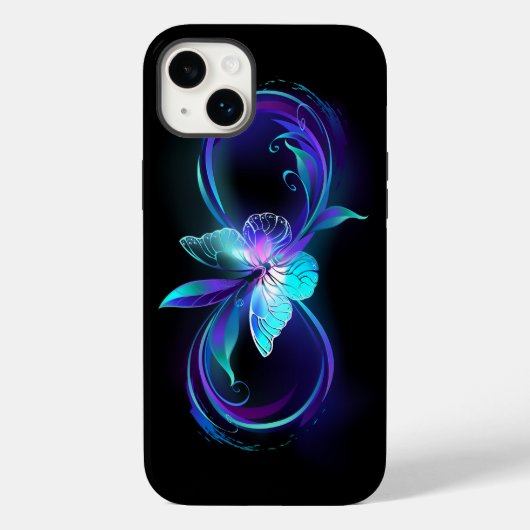 Gloeiende Oneindigheid met Magische Vlinder Case-Mate iPhone Case (Achterkant)