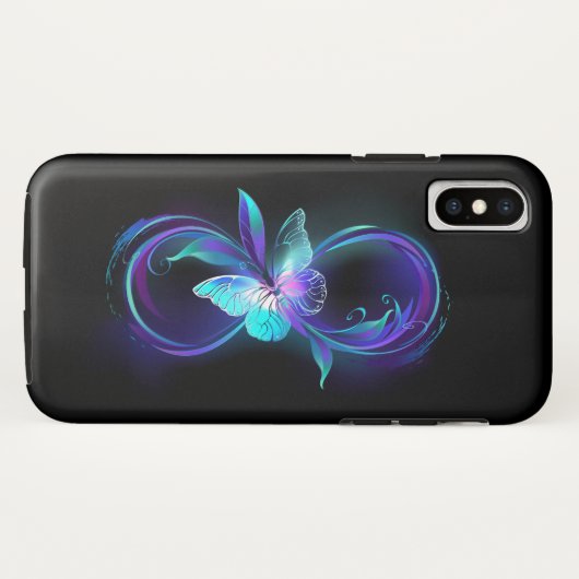 Gloeiende Oneindigheid met Magische Vlinder Case-Mate iPhone Case (Achterkant (horizontaal))