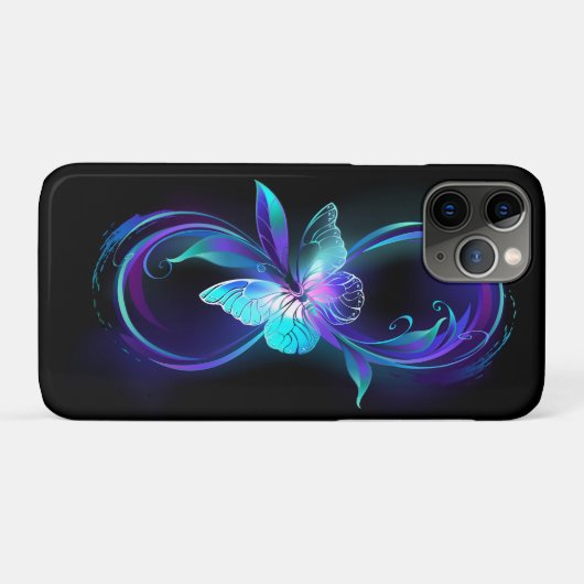 Gloeiende Oneindigheid met Magische Vlinder Case-Mate iPhone Case (Achterkant (horizontaal))