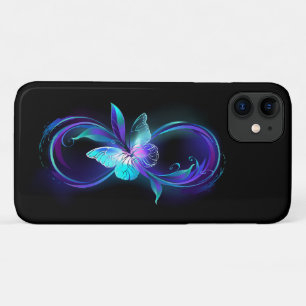 Gloeiende Oneindigheid met Magische Vlinder Case-Mate iPhone Case