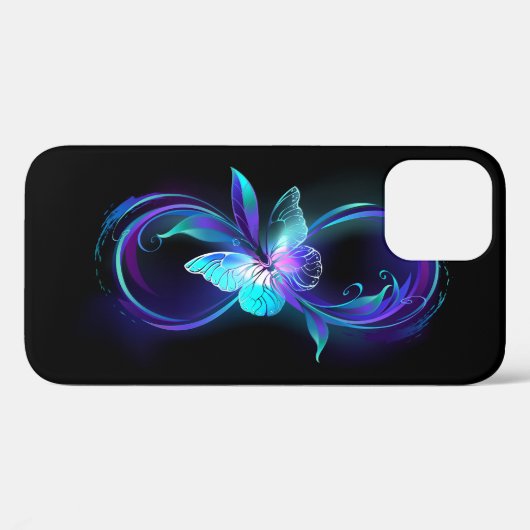 Gloeiende Oneindigheid met Magische Vlinder Case-Mate iPhone Case (Achterkant (horizontaal))