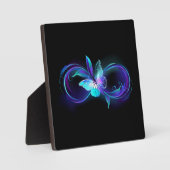 Gloeiende Oneindigheid met Magische Vlinder Fotoplaat (Voorkant)