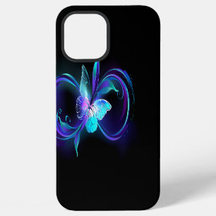 Gloeiende Oneindigheid met Magische Vlinder iPhone 12 Pro Max Hoesje