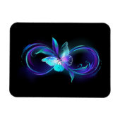 Gloeiende Oneindigheid met Magische Vlinder Magneet (Horizontaal)