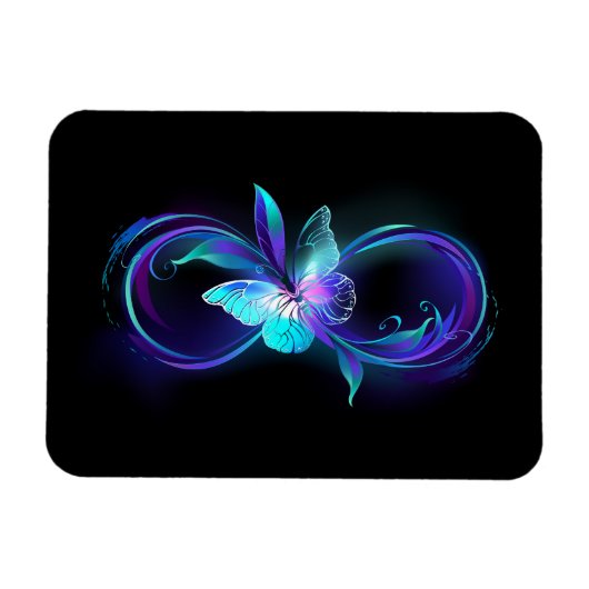 Gloeiende Oneindigheid met Magische Vlinder Magneet (Horizontaal)