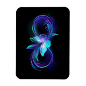 Gloeiende Oneindigheid met Magische Vlinder Magneet (Verticaal)