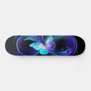 Gloeiende Oneindigheid met Magische Vlinder Persoonlijk Skateboard