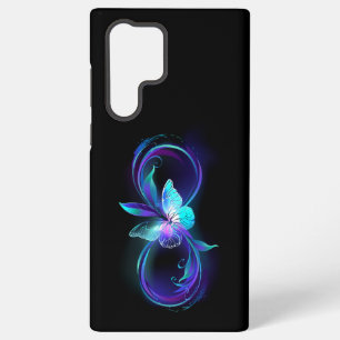 Gloeiende Oneindigheid met Magische Vlinder Samsung Galaxy Hoesje