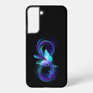 Gloeiende Oneindigheid met Magische Vlinder Samsung Galaxy Hoesje