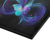 Gloeiende Oneindigheid met Magische Vlinder Snijplank (Hoek)