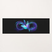 Gloeiende Oneindigheid met Magische Vlinder Yogamat (Achterkant (horizontaal))