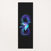 Gloeiende Oneindigheid met Magische Vlinder Yogamat (Voorkant)