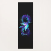 Gloeiende Oneindigheid met Magische Vlinder Yogamat (Achterkant)