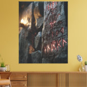 Gloeiende Oude Runen Canvas Afdruk (Insitu (Woonkamer))