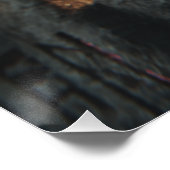 Gloeiende Oude Runen Perfect Poster (Hoek)