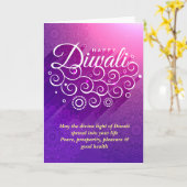 Gloeiende Paarse goddelijke wijnstokken ornament H Kaart (Gele Bloem)