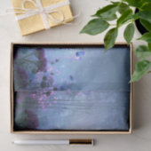 Gloeiende Paarse Vlinder Weide Decoupage Tissuepapier (Geschenk)
