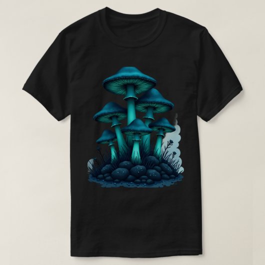 Gloeiende Paddenstoelen T-shirt (Design voorkant)