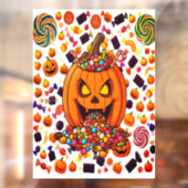 Gloeiende pompoen Halloween Stickers (Vel 2)