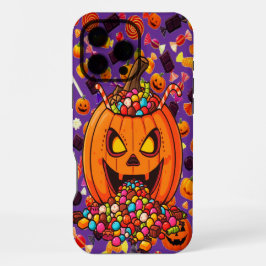 Gloeiende Pompoen Halloween Telefoon Case iPhone 16 Pro Max Hoesje