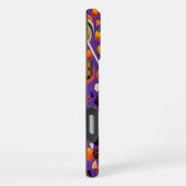 Gloeiende Pompoen Halloween Telefoon Case iPhone Hoesje (Rechterkant)