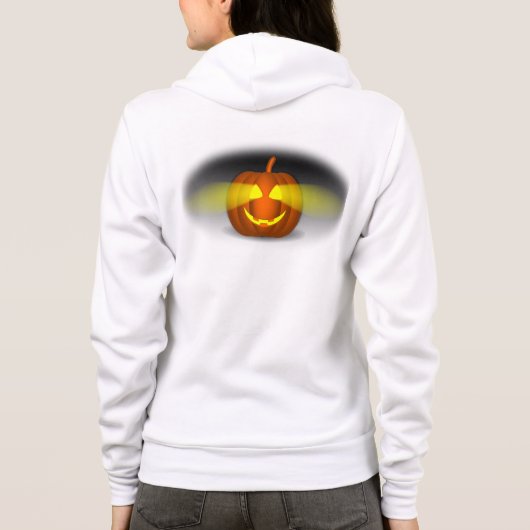 Gloeiende pompoen- hoodie (Achterkant)