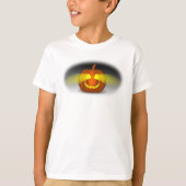 Gloeiende pompoen- t-shirt (Voorkant)
