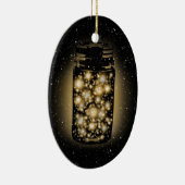 Gloeiende pot van vuurvliegen met nachtsterren keramisch ornament (Rechts)