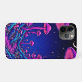 Gloeiende Psychedelic Mushroom Forest Night Case-Mate iPhone Case (Achterkant (horizontaal))