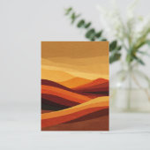 Gloeiende resten van de stille duinen briefkaart (Staand voorkant)