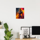 Gloeiende resten van vrijheid poster (Thuiskantoor)